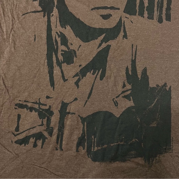 NWOT John Mellencamp Mellenheads Long Sleeve Graphic T-Shirt Brown Unisex S - Picture 5 of 8